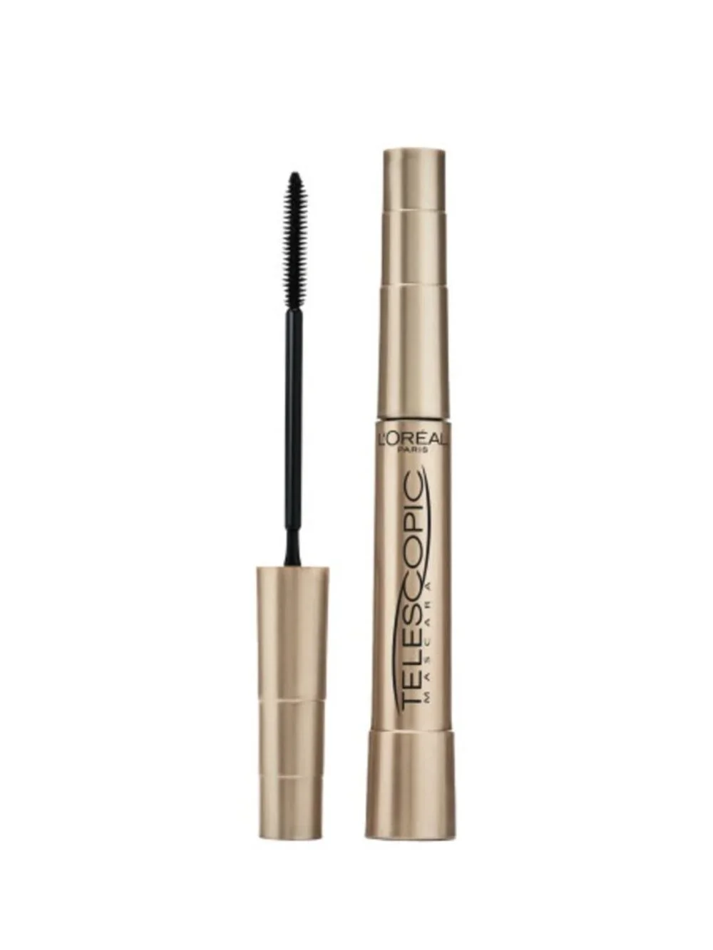 L'Oréal Paris Telescopic Washable Mascara, Black Brown 3 PACK